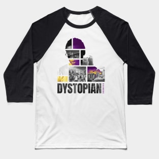 Dystopian - Abstract Baseball T-Shirt